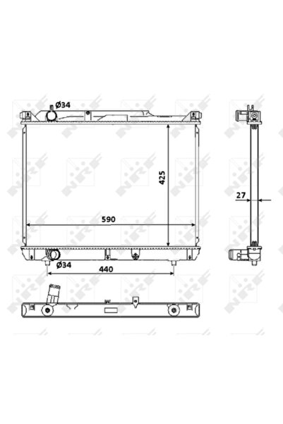 NRF Radiator Racire Motor Suzuki Grand Vitara 1