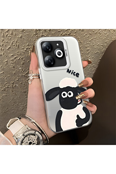 ucuc حافظة من السيليكون المتوافقة مع هاتف Tecno Spark 20C ذات حافة صلبة ومضاد...