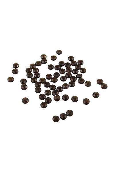 Serhat Aksesuar ve El İşçilik خرز أكريليك مقوس 10 مم أنثرا مع ثقب داخلي، إكسس...