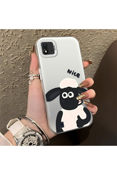 ucuc حافظة من السيليكون المتوافقة مع هاتف Realme C11 2021 ذات حافة صلبة ومضاد...