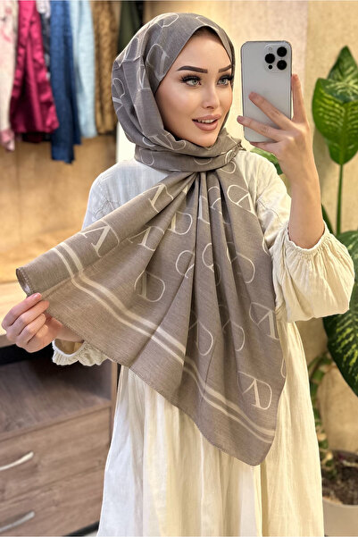 CUOCA LOUNGE V Desenli Çift Taraflı Kaşmir İpek Şal