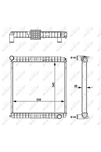 NRF Radiator Racire Motor Iveco Eurocargo 1-3