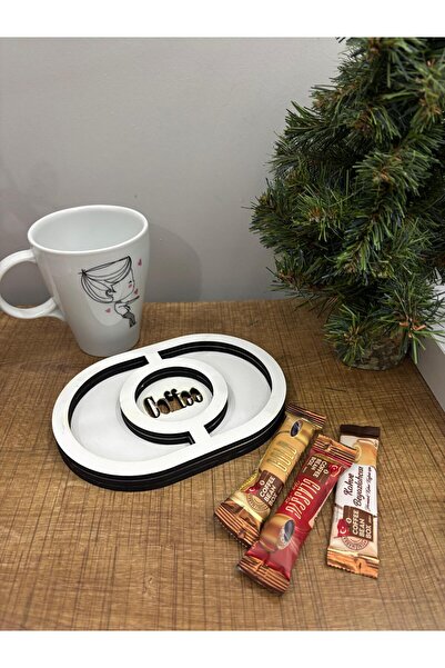 AYNA EĞİTİM MATERYALLERİ AHŞAP KAHVE-SERVİS TABAĞI- SUNUMLUK