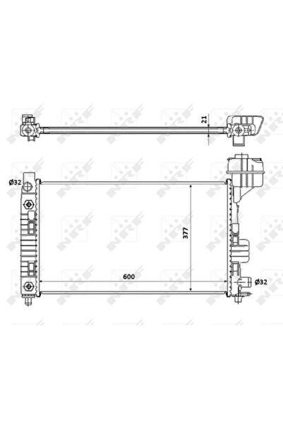 NRF Radiator Racire Motor Mercedes-Benz A-Class