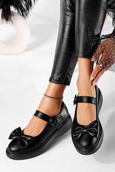 Zaira Дамски черни ежедневни обувки от екокожа Veda #20910 - 38