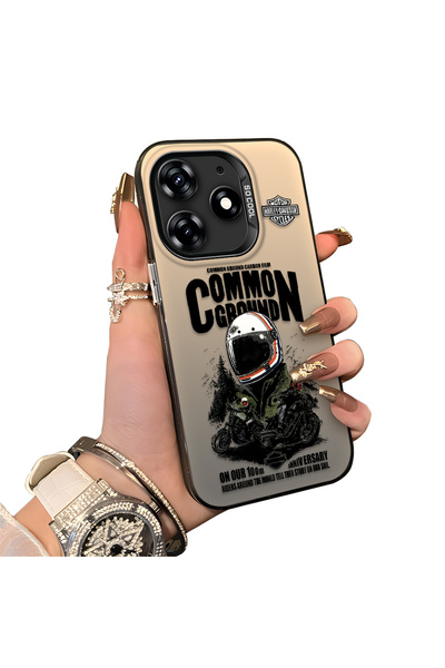 ucuc جراب تكنو سبارك 10 برو 4G متوافق مع السيليكون الصلب ذو الحواف الممتصة لل...