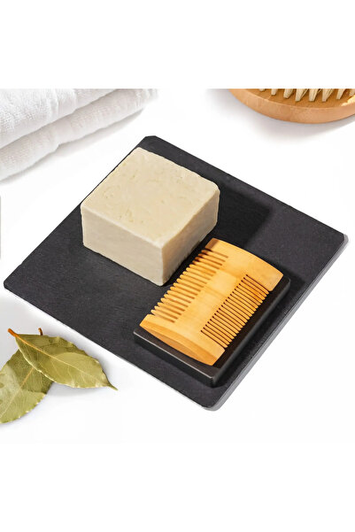 Hakiki Store Şimşir Çift Taraflı Tarak + Defne Sabunu ( %70 Defne Yağı + %30 ...