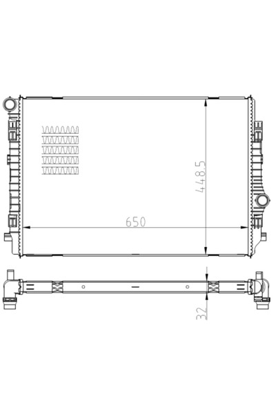 NRF Radiator Racire Motor Audi A3/Q2/Tt Seat Ateca/Leon