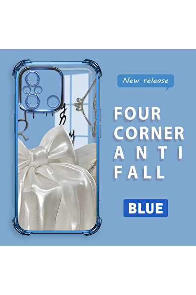 ucuc جراب شفاف من السيليكون مضاد للسقوط ومقوى بأربعة زوايا متوافق مع هاتف Xia...