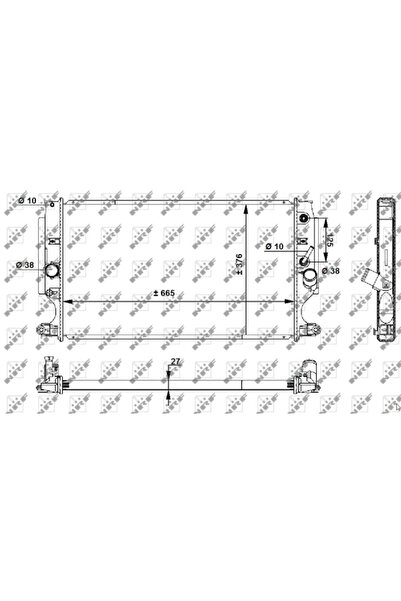 NRF Radiator Racire Motor Toyota Avensis/Verso