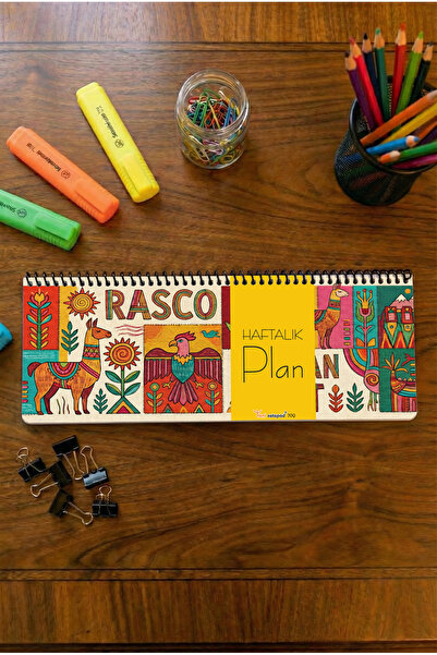 Tieni Notepad Haftalık Planlayıcı, Weekly Planner, 30x10cm, 50 Yaprak Kd709