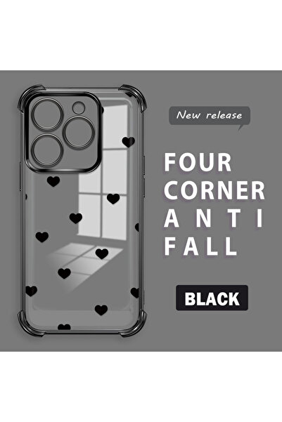 ucuc حافظة من السيليكون الشفاف مضادة للسقوط ومتوافقة مع هاتف Infinix Smart 8/...