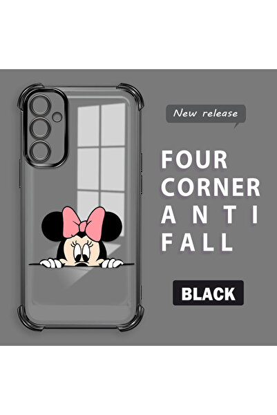 ucuc حافظة سامسونج جالاكسي A34 5G متوافقة مع السيليكون الشفاف ذات أربعة زوايا...