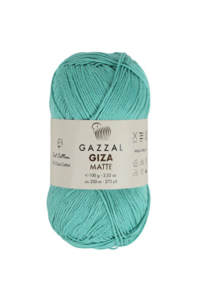 Gazzal Giza Matte %100 Merserize Pamuk – 100 g 250 m İnce Mat Örgü İpi-5581