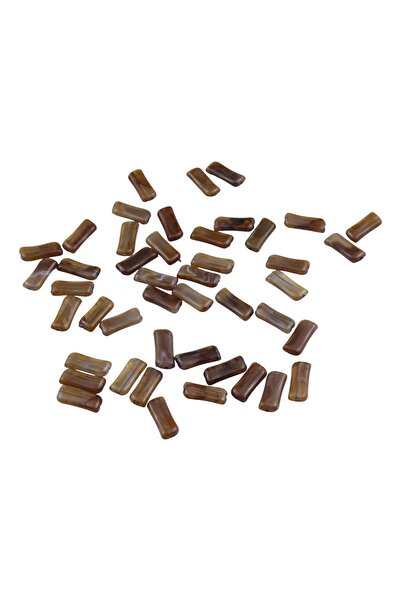 Serhat Aksesuar ve El İşçilik خرز بيضاوي الشكل طبيعي اللون مقاس 18 × 8 مم بلو...