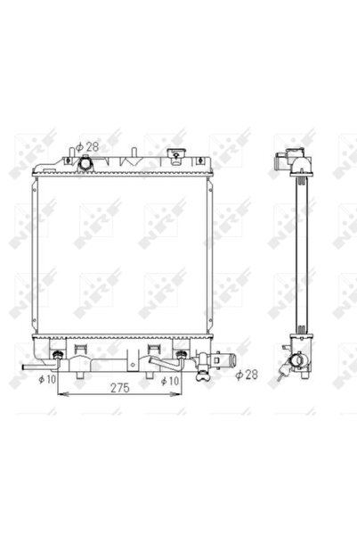 NRF Radiator Racire Motor Mazda Demio