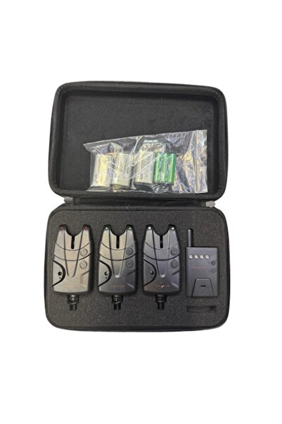 wind blade Set alarmă de pescuit 3+1 T1-W (3 alarme + receptor)