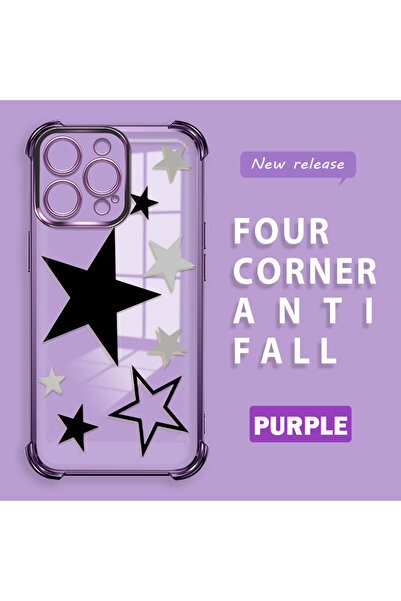 ucuc حافظة من السيليكون الشفاف المتوافقة مع هاتف iPhone 15 Pro بأربعة زوايا س...