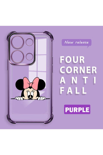 ucuc حافظة شفافة متوافقة مع هاتف Xiaomi Poco M6 Pro 4G مصنوعة من السيليكون بأ...