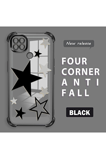 ucuc حافظة شفافة متوافقة مع هاتف Xiaomi Redmi 10A مصنوعة من السيليكون بأربعة ...