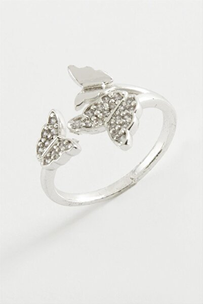 Bijuteri Net Butterfly Jewelled Ring