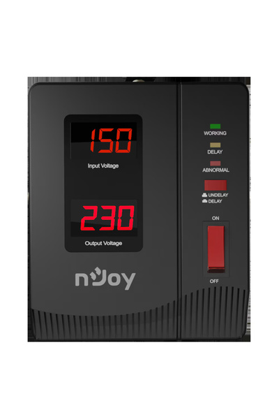 nJoy Σταθεροποιητής τάσης Alvis 1000, 1000VA/600W, οθόνη LCD