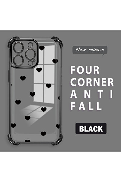 ucuc حافظة من السيليكون الشفاف مضادة للسقوط ومتوافقة مع هاتف iPhone 14 Pro Max