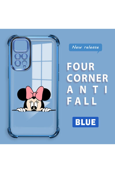 ucuc حافظة شفافة متوافقة مع هاتف Xiaomi Redmi Note 11 مصنوعة من السيليكون بأر...