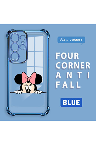 ucuc حافظة سامسونج جالاكسي S22 الترا المتوافقة مع السيليكون الشفاف ذات أربعة ...