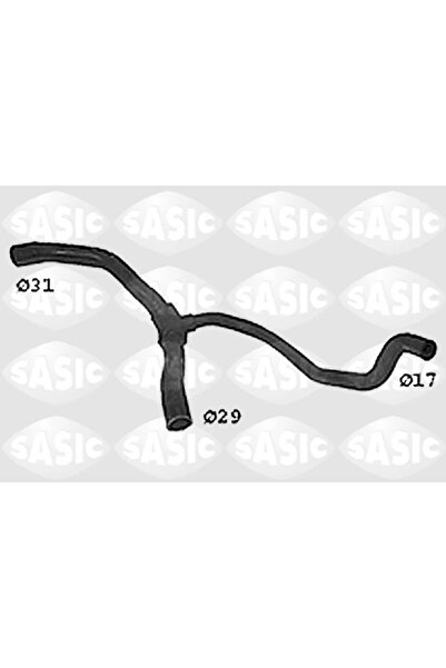 SASIC Lower Radiator Hose Left Renault Clio 2/Kangoo