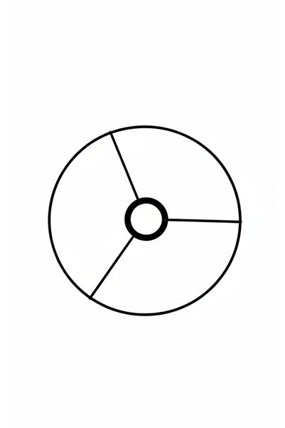 CASA NESTİ 40 cm Lambader lamba Abajur İskeleti teli tel