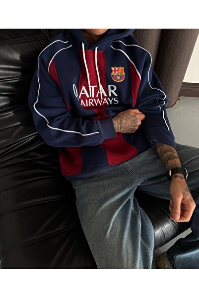 KUN SPORTSWEAR سترة رياضية فاخرة بتصميم عتيق وحجم كبير للجنسين