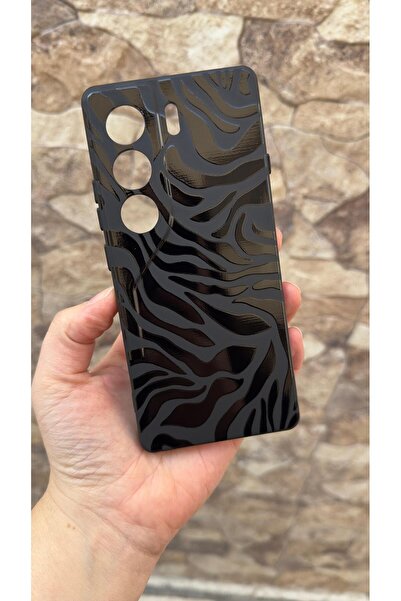 Vip Case جراب مطاطي كلاسيكي ممتص للصدمات من السيليكون بنمط الحمار الوحشي متوافق مع هاتف تكنو كامون 40 277