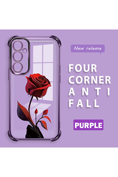 ucuc حافظة سامسونج جالاكسي A05S متوافقة مع السيليكون الشفاف ذات أربعة زوايا م...