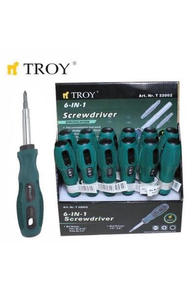 TROY 22002 6 IN1 DEĞİŞEBİLİR TORNAVİDA
