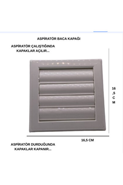 emre nalbur ASPİRATÖR BACA KAPAĞI OYNAR KAPAK ASPRATÖR BACA KAPAĞI