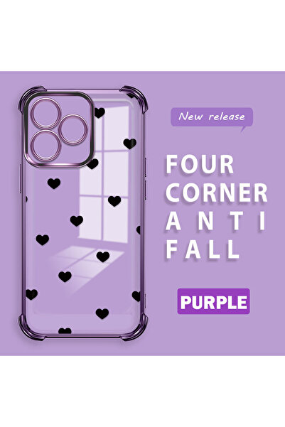 ucuc حافظة من السيليكون الشفاف المقاوم للسقوط ومتوافقة مع هاتف Realme C51