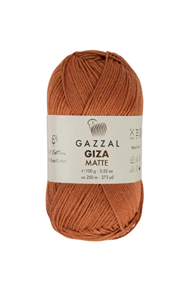 Gazzal Giza Matte %100 Merserize Pamuk – 100 g 250 m İnce Mat Örgü İpi-5584