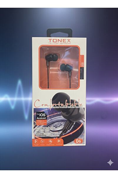 TEKNO ŞÖVALYE TONEX D6 KABLOLU KULAKLIK