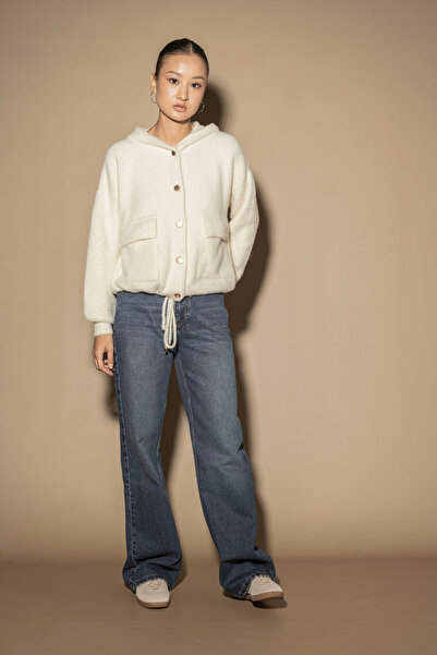 Avrile KAPÜŞONLU TRİKO HIRKA