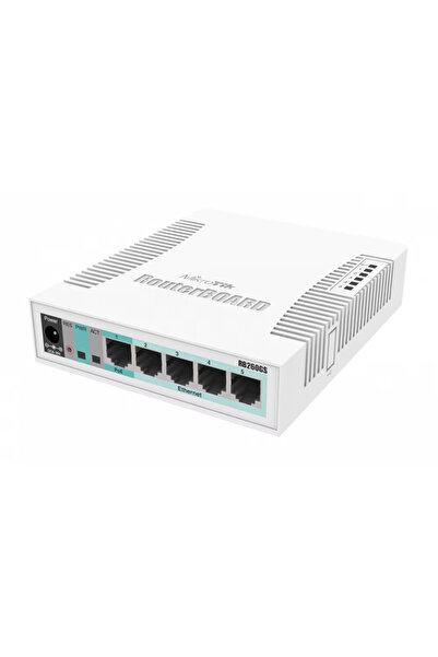 MIKROTIK Comutator RB260GS CSS106-5G-1SR2, 10/100/1000Mbit, 128 KB, PoE, SwOS