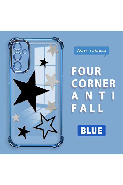 ucuc حافظة سيليكون شفافة متوافقة مع هاتف سامسونج جالاكسي A14، أربعة زوايا سمي...