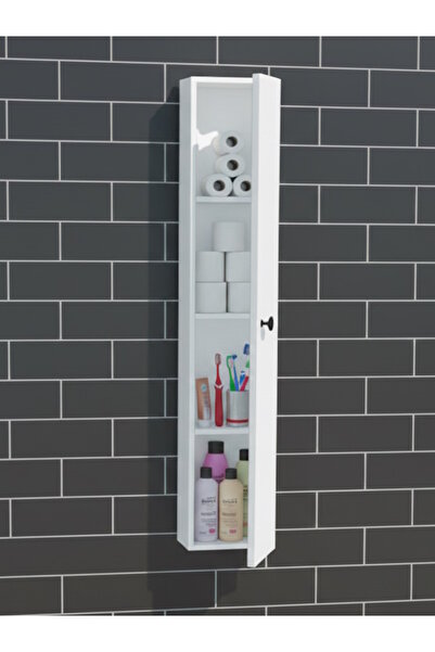 yamandekorasyon jaipur dar uzun çok amaçlı dolap & dar banyo dolabı