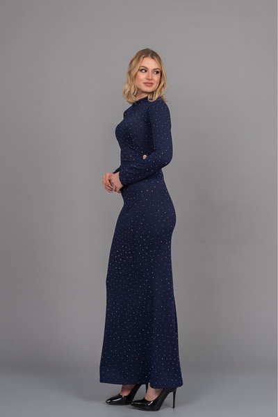 MissVina فستان كاميليا طويل مرصع بالأحجار 50354