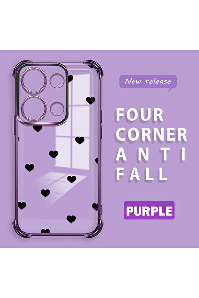 ucuc جراب شفاف من السيليكون مضاد للسقوط ومُسمك بأربعة زوايا متوافق مع هاتف Xi...