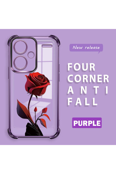 ucuc حافظة ريدمي نوت 13 برو بلس 5G متوافقة مع السيليكون الشفاف ذات أربع زوايا...