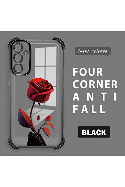 ucuc حافظة سامسونج جالاكسي A34 5G متوافقة مع السيليكون الشفاف ذات أربعة زوايا...