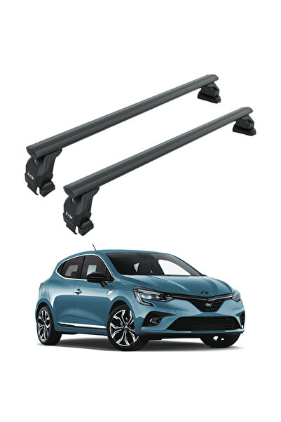 auto paw Renault Clio 4 Hatcback Oluksuz Üst Tavan Portbagaj Taşıyıcı Ara Atk...