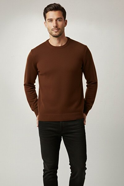 WKM Ανδρικό πλεκτό πουλόβερ με λεπτή εφαρμογή, μαλακή υφή, χωρίς γούνισμα, με...