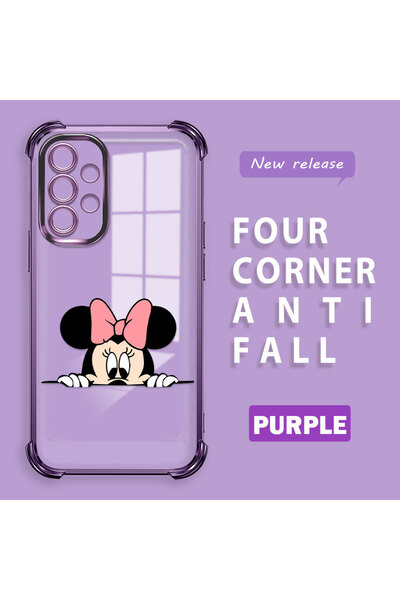 ucuc حافظة سامسونج جالاكسي A52 5G متوافقة مع السيليكون الشفاف ذات أربعة زوايا...